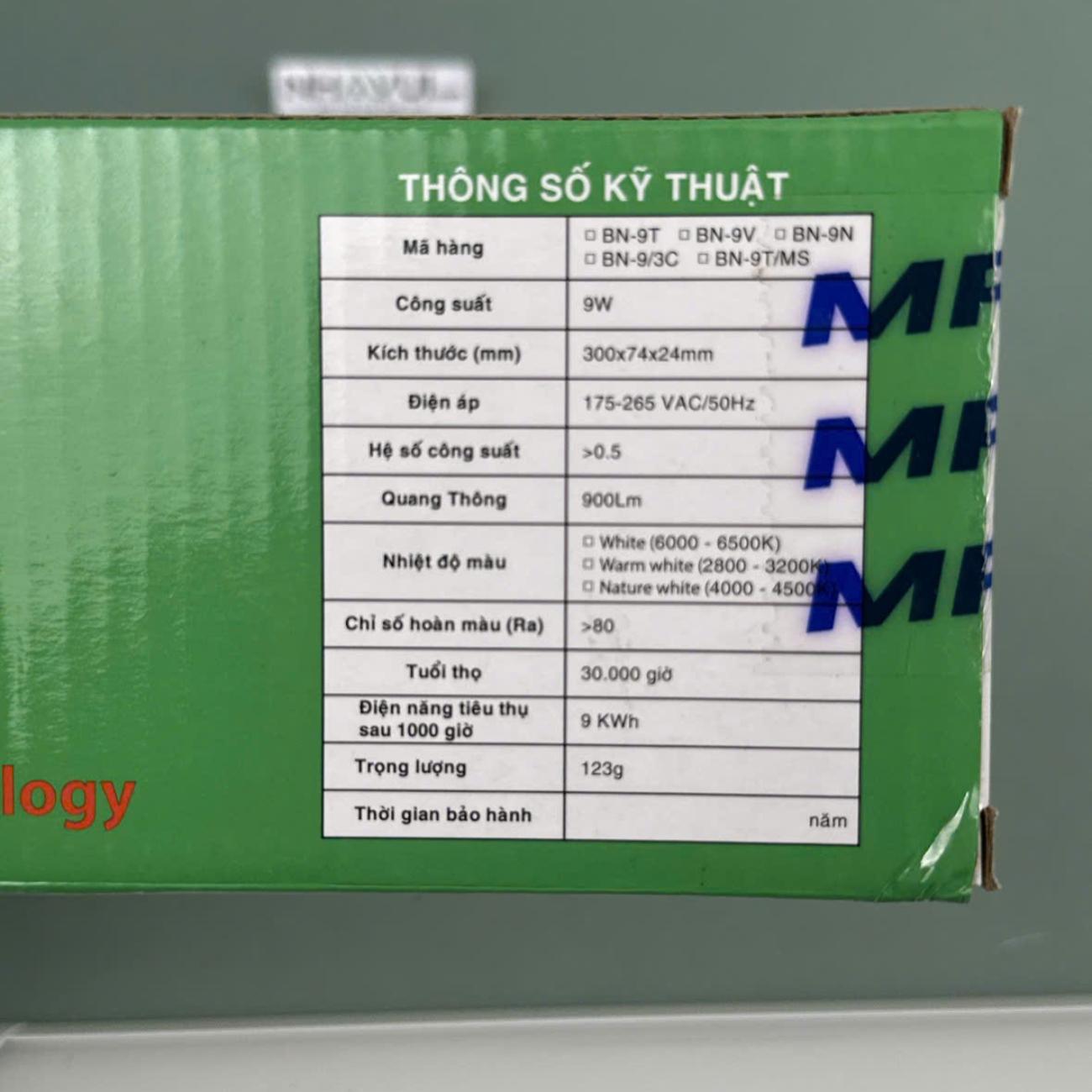 Đèn LED bán nguyệt MPE Seri BN